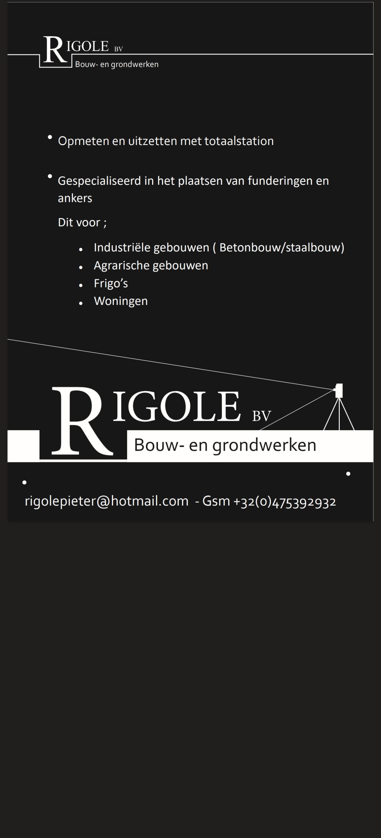 Grondwerken Pieter Rigole